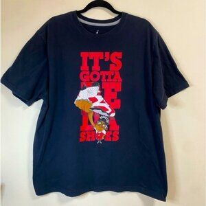Air Jordan Spike Lee "It's Gotta Be The Shoes" T-shirt Men’s XXL Black